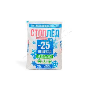 Реагенты противогололедные Стоплед Пешеход -25 для дороги снега и льда купить по недорогой цене c доставкой в Москве